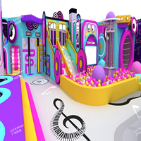 Parc d'aventure interactif Mario pour enfants, design personnalisé, coloré, directement de l'usine, jeux interactifs pour enfants, aire de jeux intérieure pour enfants