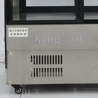 Xiangming refroidisseur de gâteau verre trempé refroidisseur de pain gâteaux réfrigérateur vitrine vitrine avec Force Air pour l'affichage de gâteau