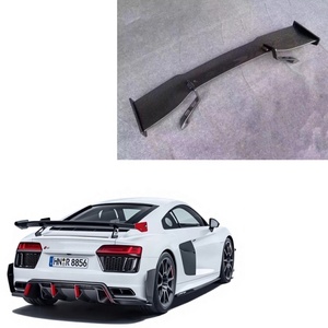 Nouvelles ailerons arrière en fibre de carbone de haute qualité, grandes ailes de spoiler, vente directe d'usine pour <span class=keywords><strong>Audi</strong></span> R8 TT A4 A6 A7 A8 - Product Image 1