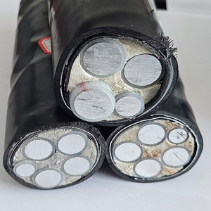 YJLV 알루미늄 코어 <span class=keywords><strong>3</strong></span> 4 5 코어 16 25 35 50 70 95 120 사각 전원 케이블 - Product Image 1