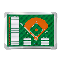 Tableau de tactiques de baseball portable, carnet de coach de baseball portable, adapté aux entraînements de baseball et aux entraîneurs