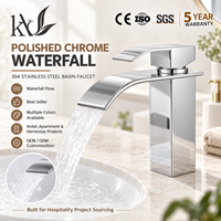 Colonne de douche intelligente en acier inoxydable de haute qualité, Robinet de cuisine cascade, Robinet de lavabo, OEM ODM Marque privée