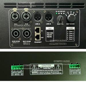 1200W + 1200W + 3000W DSP Điều Khiển Loa Siêu Trầm Khuếch Đại Cho Loa Hoạt Động Hệ Thống Âm Thanh 3-Cách Bi-Amp Khuếch Đại Mô-đun 2 Trong 3 ra - Product Image 3