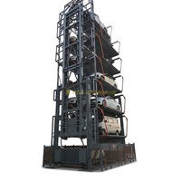 Système de stationnement vertical rotatif avancé pour économiser de l'espace, 6 à 20 véhicules, entièrement automatique, contrôlé par PLC