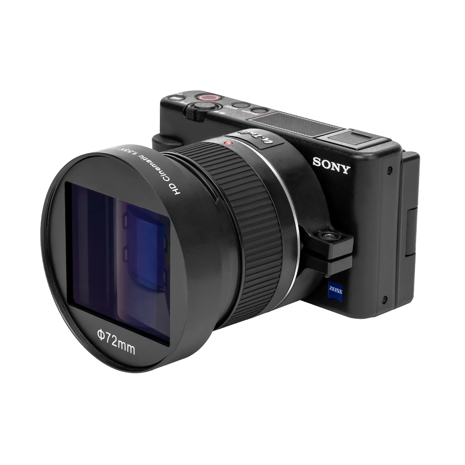 Внешняя камера с байонетным креплением, анаморфный объектив для SONY ZV1, SONY RX100 M3/M4/M5