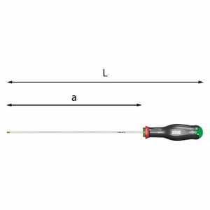Destornillador LTX de 324 mm de largo alcance con punta de precisión para espacios reducidos - Product Image 1