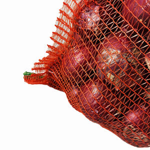 Bolsas de malla de HDPE Raschel respetuosas con el medio ambiente al por mayor, 50kg, para envasado de frutas y verduras - Product Image 4