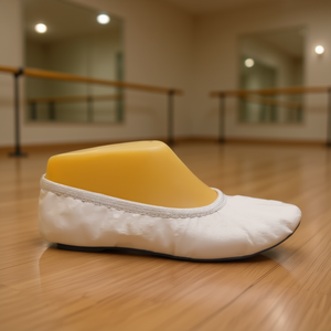 Zapatillas de Ballet para Mujer, Parte Superior de Satén, Forro de Algodón, Suela de Goma, Tacón Plano, para Práctica de Danza - Product Image 2