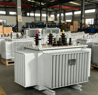 Transformateur triphasé immergé dans l'huile, personnalisé pour convertir 400V en double basse tension, 1500KVA, haute efficacité, faible encombrement