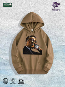 Склад в США: Хлопковое худи «Money Motive» с уличным портретом, 7 цветов - Product Image 5