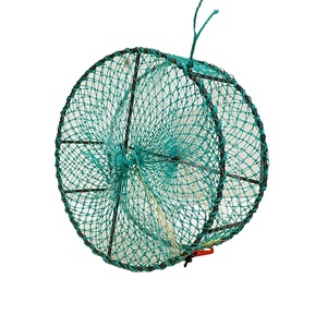 Trampa Plegable Redonda <span class=keywords><strong>de</strong></span> 40cm para Cangrejos <span class=keywords><strong>de</strong></span> Lodo - Trampa <span class=keywords><strong>de</strong></span> Pesca Resistente para <span class=keywords><strong>Agua</strong></span> <span class=keywords><strong>Salada</strong></span>, para Camarones y Cangrejos <span class=keywords><strong>de</strong></span> Río - Product Image 1