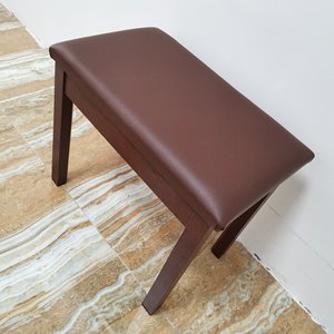 Bàn phím gỗ rắn băng ghế dự bị với mật độ cao da lộn đệm đàn Piano Phân Ghế Ghế có tính năng lưu trữ cao biểu tượng tùy chỉnh - Product Image 3