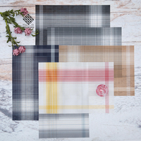 Napperons de table rectangulaires modernes de haute qualité, personnalisables, en Textilène décoratif, faciles à nettoyer, résistants à la chaleur et lavables