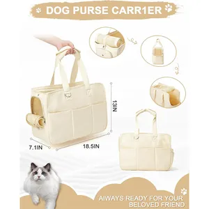 Havayolu onaylı evcil hayvan taşıyıcı torba köpek taşıyıcı kediler ve küçük köpekler için 20lbs köpek ve kedi taşıyıcılar kadar tutar - Product Image 3