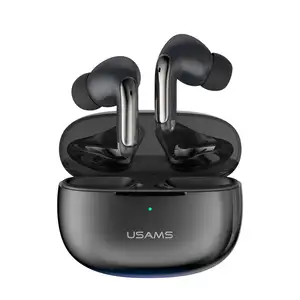 USAMS 2023 جديد وصول عالية الجودة للماء TWS البسيطة ENC سمّاعات أذن لاسلكيّة سماعة Bluetooths 5.3T اللاسلكية سماعات الأذن