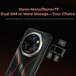 โทรศัพท์มือถือ <span class=keywords><strong>Oukitel</strong></span> WP55 Pro 5G รุ่น Global  โทรศัพท์มือถือที่ทนทาน ความจุ 16GB+512GB กล้อง 108MP ปลดล็อคด้วยระบบสแกนใบหน้า ระบบปฏิบัติการ Android 15 - Product Image 5