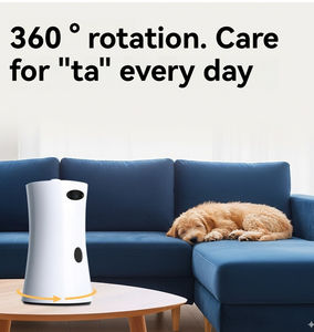Caméra intelligente pour animaux <span class=keywords><strong>de</strong></span> compagnie 1080P haute définition, <span class=keywords><strong>distributeur</strong></span> <span class=keywords><strong>de</strong></span> nourriture sans fil avec jouets laser et audio bidirectionnel pour la lecture et l'alimentation à distance - Product Image 6