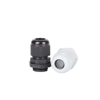 Connecteur étanche en plastique IP68 PG/M, presse-étoupe, joint étanche