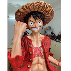 High Quality Anime Figure Resin <strong>Statue</strong> One Piece Character <strong>Life</strong> <strong>Size</strong> 1:1 Luffy Action Figure for Decor Anime Sculpture - Product Image 4