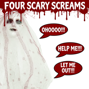 Nuevo Artículo 2026: Fantasma Colgante Animatrónico Personalizable para Decoraciones de Halloween, Accesorios Animatrónicos de Terror para Halloween - Product Image 3