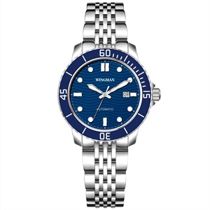 Montres-bracelets pour hommes WINGMAN, mouvement automatique Miyota, logo tendance, marque japonaise, personnalisées, étanches 2020, acier inoxydable - Product Image 1