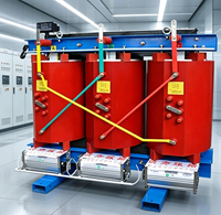 Transformateur sec triphasé robuste à refroidissement par air, en cuivre/aluminium, 100 kVA-2500 kVA pour usines industrielles