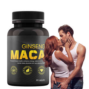 Fábrica OEM/ODM Ginseng Maca Suplementos Herbais Aumentar A Energia Promover A Saúde Reprodutiva Maca Cápsulas 60 Cápsulas Por Pacote - Product Image 1
