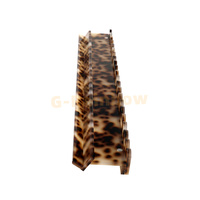 Supports de Mahjong en Acrylique Ondulé Effet Écaille de Tortue Personnalisés de 20 Pouces – Pousseur de Mahjong en Acrylique de Haute Qualité