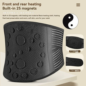 Hot Selling Elastic Adjustable Strong <strong>Magnetic</strong> Graphene Self-heating Breathable <strong>Waist</strong> Support Brace Traction <strong>Waist</strong> Support Belt - Product Image 4