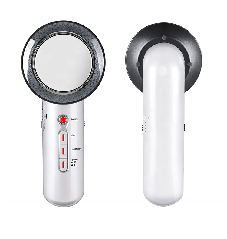 Face Lifting 3 in 1 EMS Infrared Ultrasonic Body Massager Device Ultrasound Slimming Fat Burner Cavitation Face Beauty Machine