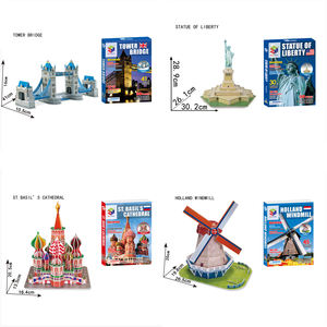 Rompecabezas 3D de Arquitectura Mundialmente Famosa, Juguetes Educativos para Niños, Material EPS, Regalo de Navidad para Niños - Product Image 3