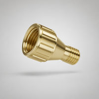 Fabrication sur mesure de connecteurs Luer Lock en laiton C3600 poli par usinage CNC
