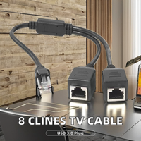 Más estable 8-Clines USB2.0 Cable de datos de audio Chaqueta de PVC Blindaje trenzado para carga de cable de TV Eslovaquia Polonia Material de cobre