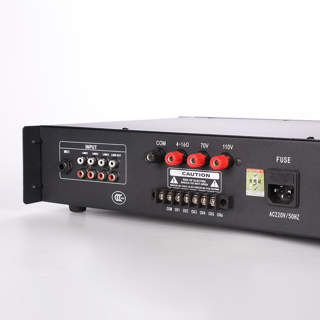 JBHKJ PA-5700USBD Home Amplifier 700W Class D 70V/100V USB for FM Radio 4-16 Ohm Output 220V Aluminum Alloy
