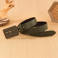Ceinture en jean western avec boucle en alliage, style rétro tendance, universelle pour jeunes, mode punk, largeur 3,8 cm, longueur 100-130 cm