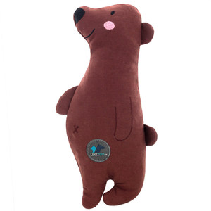 Jouet en peluche pour chien, résistant aux morsures, avec son, série naturelle Teddy Puppy pour soulager l'ennui et les poussées dentaires - Product Image 6