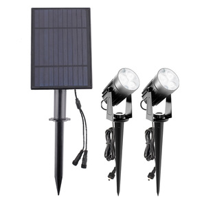 Projecteurs solaires <span class=keywords><strong>pour</strong></span> parterres de fleurs, lampes LED réglables <span class=keywords><strong>pour</strong></span> pelouse - Product Image 3