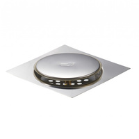 Drain de douche carré en acier inoxydable sur mesure, à pédale, anti-odeur, pour le Moyen-Orient, vente en gros transfrontalière