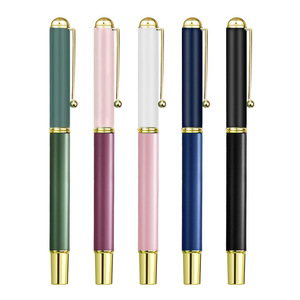 Nanmu Fountain <b>Pen</b> Set Metal With Engraving Business Gift Portable Writing Instrument - Product Image 4