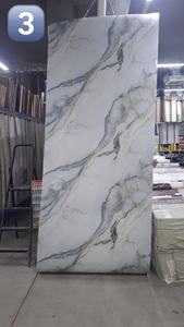 Modern geometrik desen PVC duvar kağıdı ruloları kendinden yapışkanlı su geçirmez mermer duvar Sticker mutfak banyo otel daire için - Product Image 3