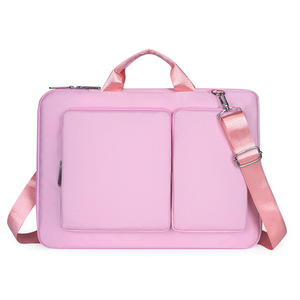 Maletín para Portátil de Poliéster Impermeable, Duradero, de Gran Capacidad, Bandolera Unisex, con Cierre de Cuero EVA, Personalizable - Product Image 1