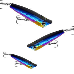 Palmer 9g 14g 20g Cebo Articulado Duro Artificial Salpicaduras Láser Popper <span class=keywords><strong>Whopper</strong></span> <span class=keywords><strong>Plopper</strong></span> Topwater Señuelo de Pesca Popper Señuelos de Superficie - Product Image 3