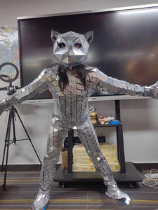 Abito da Gatto Specchiato Donna 2026, <span class=keywords><strong>Costume</strong></span> Scintillante di Tendenza per Spettacoli e Performance Sceniche - Product Image 4