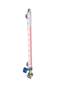 Jauge de niveau magnétique industrielle, jauge de niveau numérique en acier inoxydable avec fonction de mesure du débit. Construction en acier inoxydable - Product Image 2