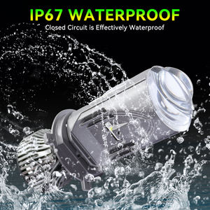 Toptan Araba <span class=keywords><strong>Led</strong></span> Projektör Lens Çift Işınlı H4 Mini Projektör Far Ampulü Su Geçirmez Geliştirilmiş Versiyon 16000LM 220W Far - Product Image 4