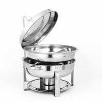 Buffet amovible en acier inoxydable Poêle Hôtel Restauration Fournitures Chafer Plat Buffet Set Couvercle Amovible Buffet Réchaud Alimentaire