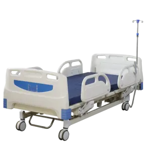 Lit médical de haute qualité Mobilier d'hôpital ABS ICU 5 Fonction Lits d'hôpital électriques Lit de soins infirmiers prix