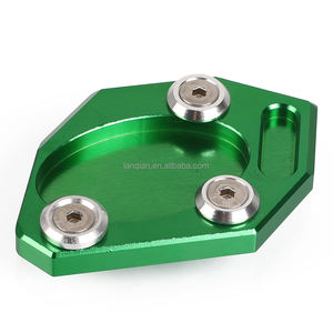 Accessoires de moto ZX6R Extension de béquille latérale pour <span class=keywords><strong>Kawasaki</strong></span> ZX636 <span class=keywords><strong>ZX</strong></span> 6R ZX10R J300 <span class=keywords><strong>300</strong></span> 300R 250 250R - Product Image 1