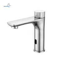 Robinet sans contact à capteur automatique de haute qualité mains libres évier de salle de bain intelligent mitigeur de lavabo