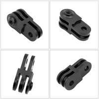 Adaptateur de montage de trépied à bras pivotant réglable à 3 voies en alliage d'aluminium CNC pour Insta360 ONE R/X4 pour caméras GOPRO Hero 13 12